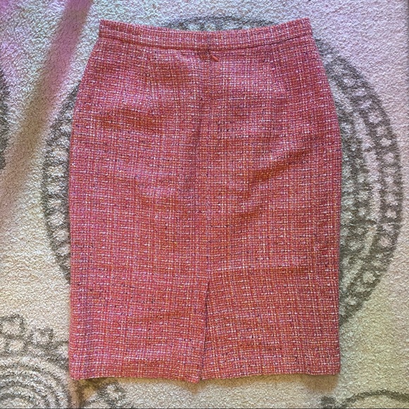 [VGUC] Talbots Pink Tweed Skirt - Picture 2 of 10